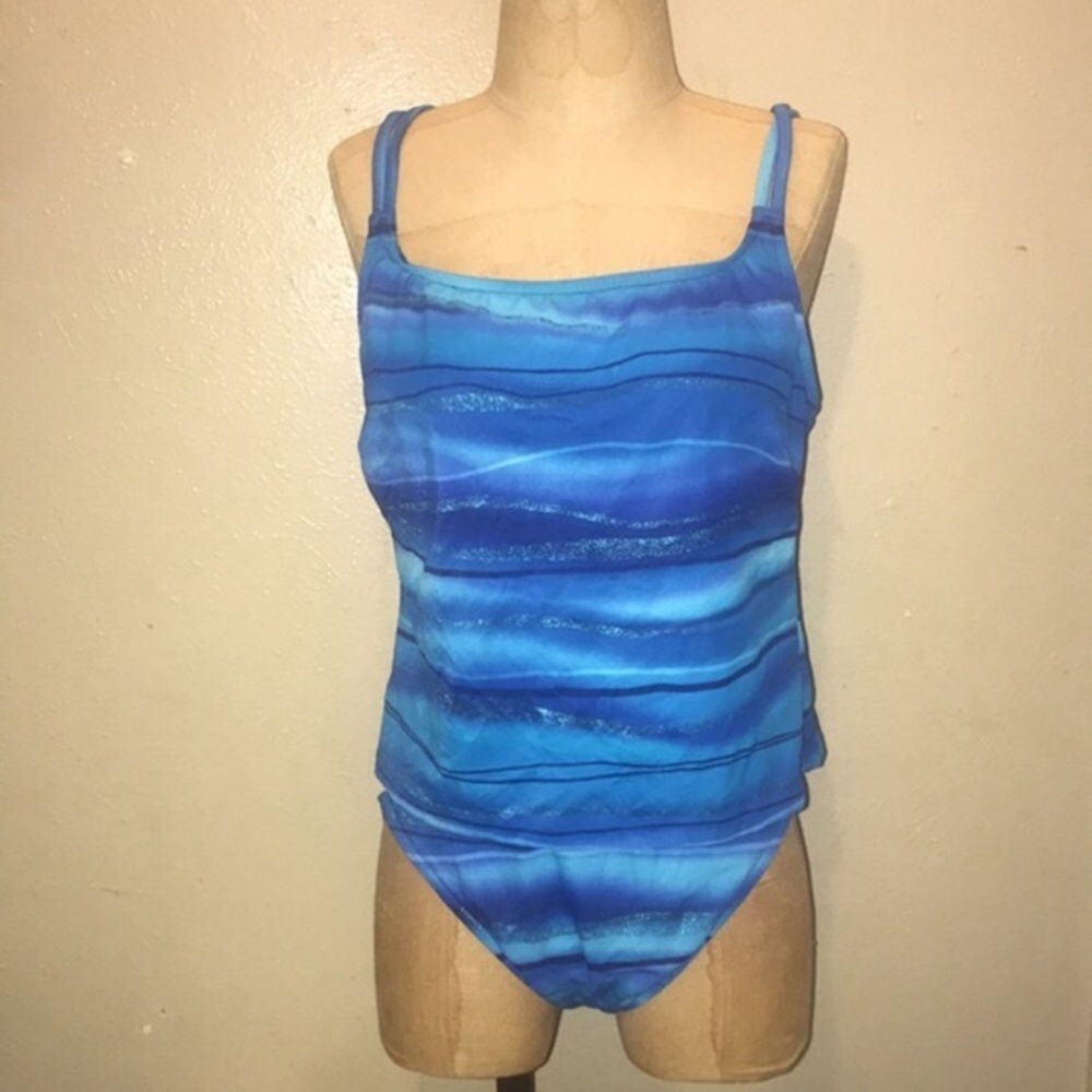 L.P.by Maxine,two piece of swimwear. Size 14